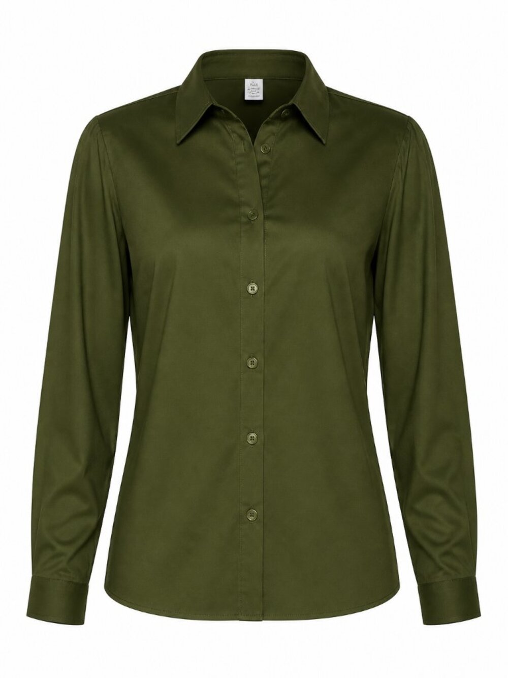 Isaac Mizrahi Live! Classy Womens Size 10 green button down shirt